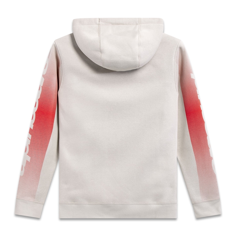 Alpinestars Arising Hoodie bijela prljavo-plavo-crvena