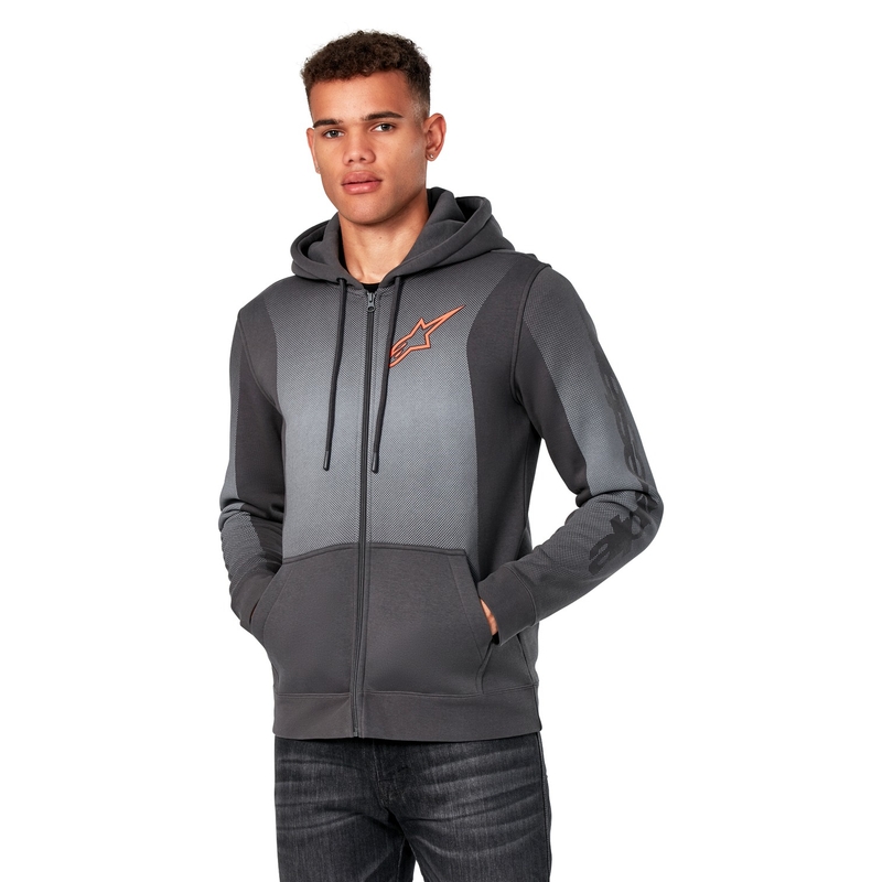 Alpinestars Arising Hoodie tamno siva-svijetlo siva