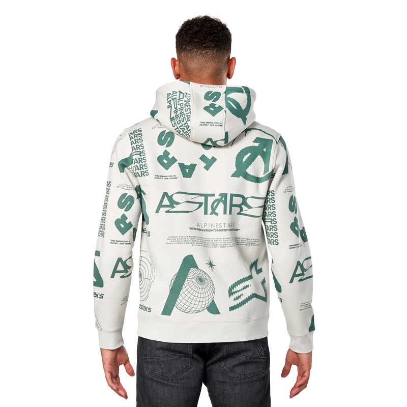 Alpinestars Determinant Hoodie bijela prljavo bijela