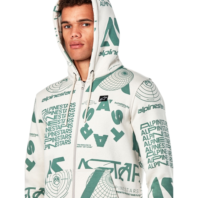 Alpinestars Determinant Hoodie bijela prljavo bijela