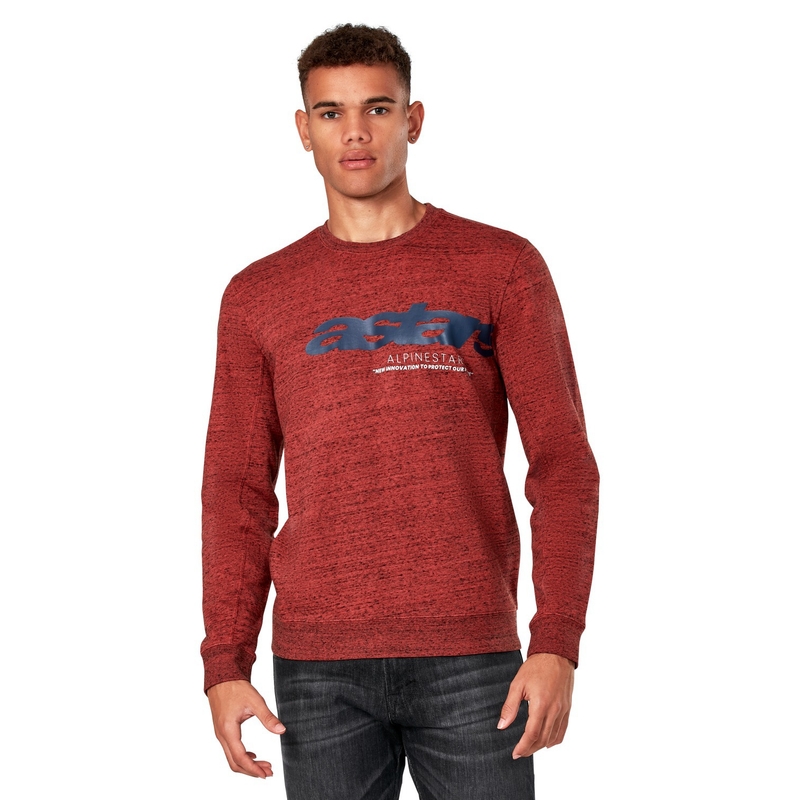 Alpinestars Episode Crew Fleece tamnocrvena