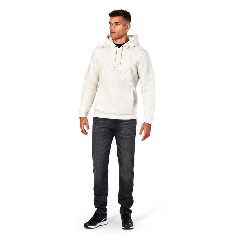 Alpinestars Substratus majica s kapuljačom svijetlo siva