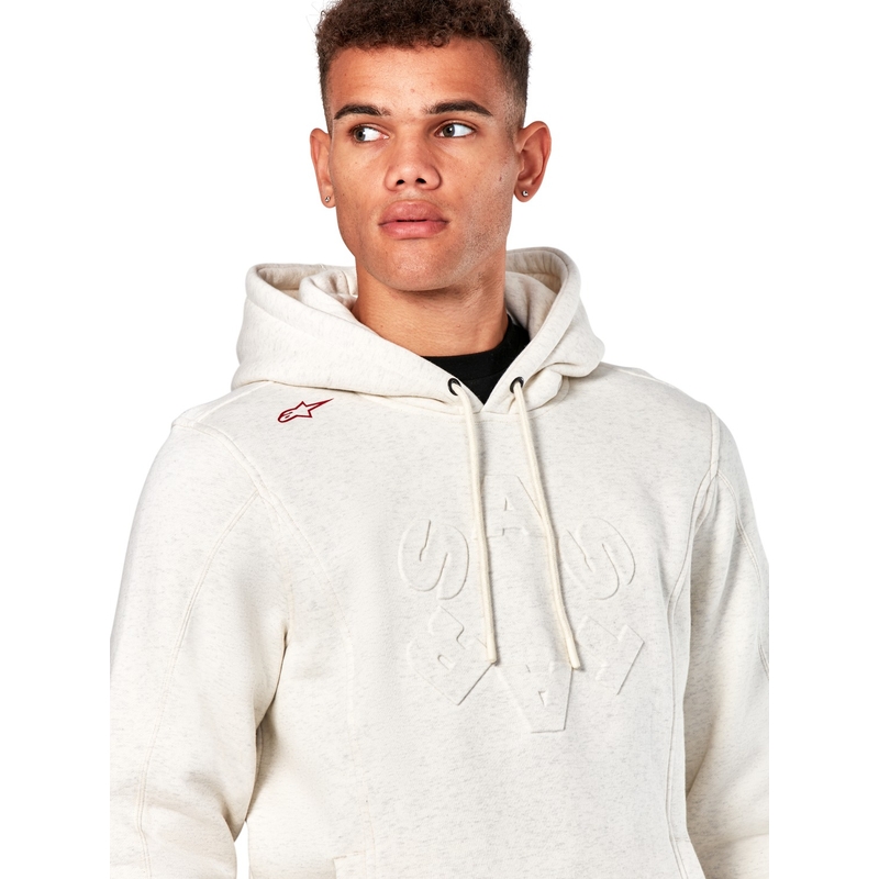 Alpinestars Substratus majica s kapuljačom svijetlo siva