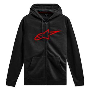 Alpinestars Ageless Zip Hoodie 3 crno-crvena