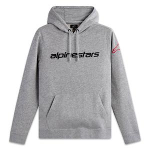 Alpinestars Wordmark Hoodie 3 sivo-crveno-crna