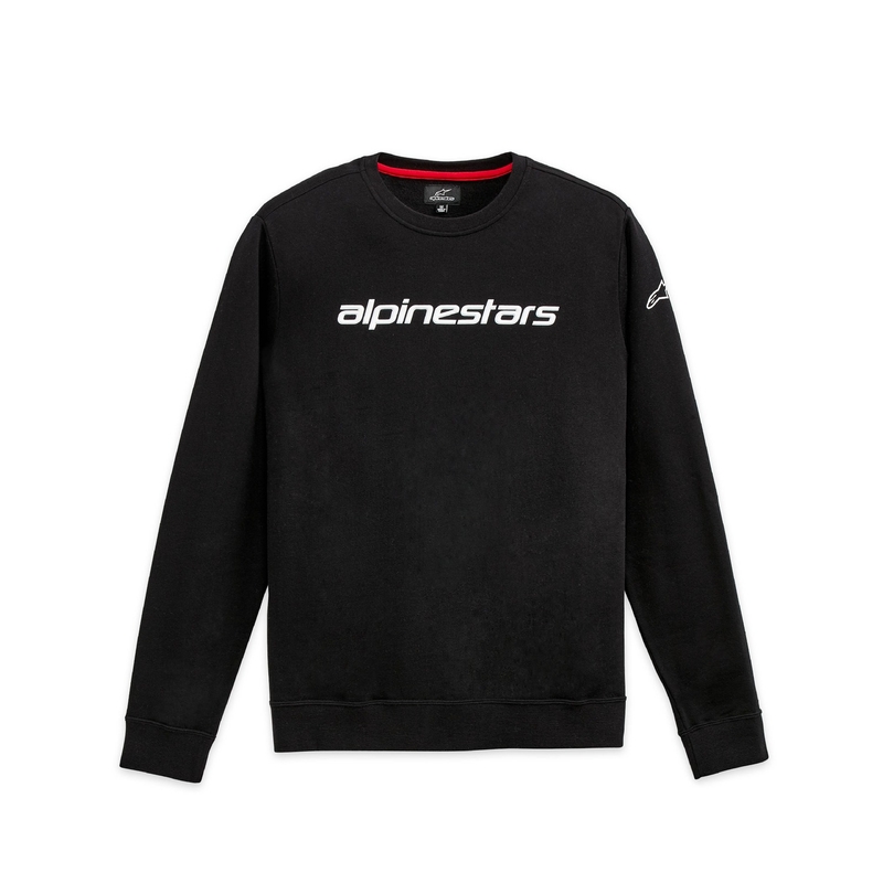 Alpinestars Linear Crew 3 majica s kapuljačom crno-bijela