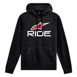 Alpinestars Ride Hoodie 4 crno-bijelo-crveno