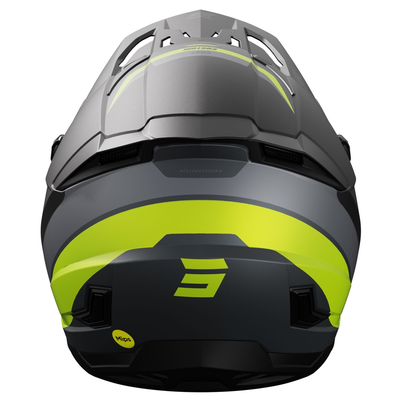 Motocross kaciga Shot Core Custom crno-fluo žuta