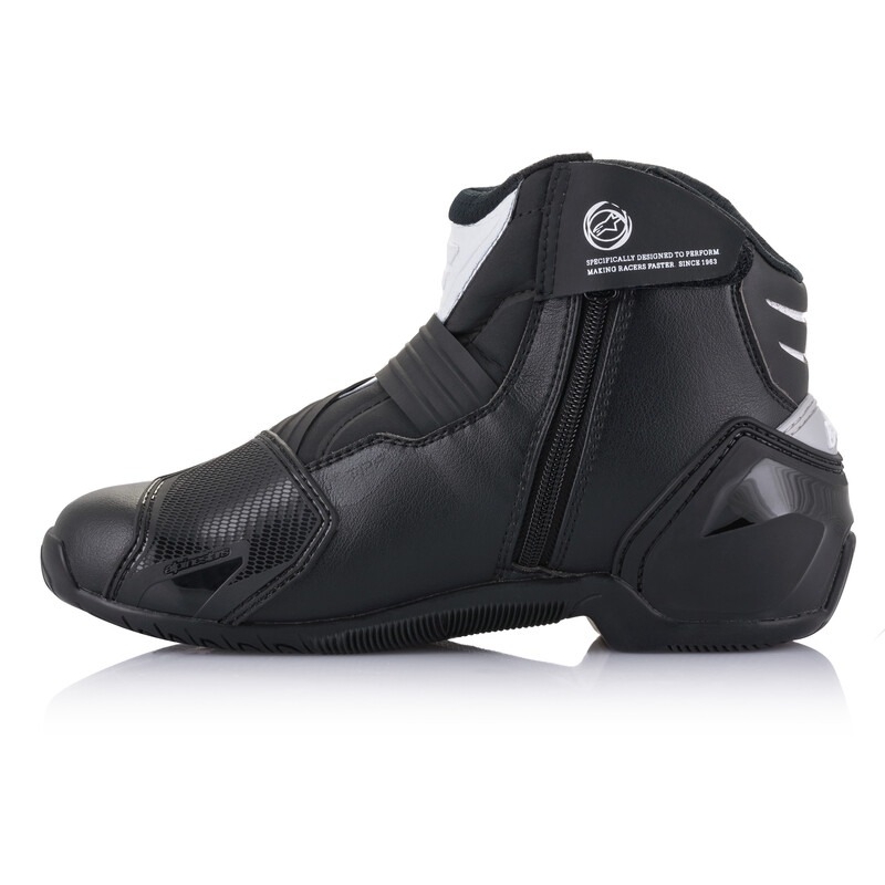 Motorističke čizme Alpinestars SMX-1 R crno-bijele