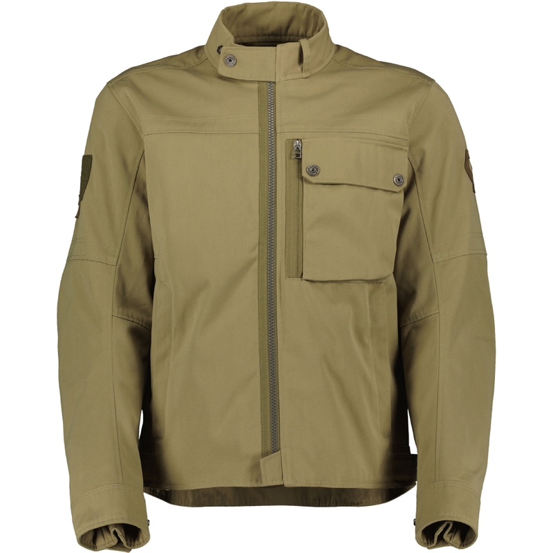 Motociklistička jakna SCOTT JACKET VINTAGE COVERT zelena