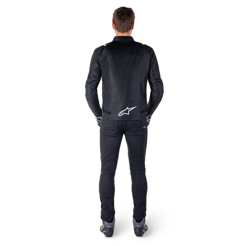 Alpinestars T-SPS 2 Vodootporna motociklistička jakna crno-bijela-fluo žuta