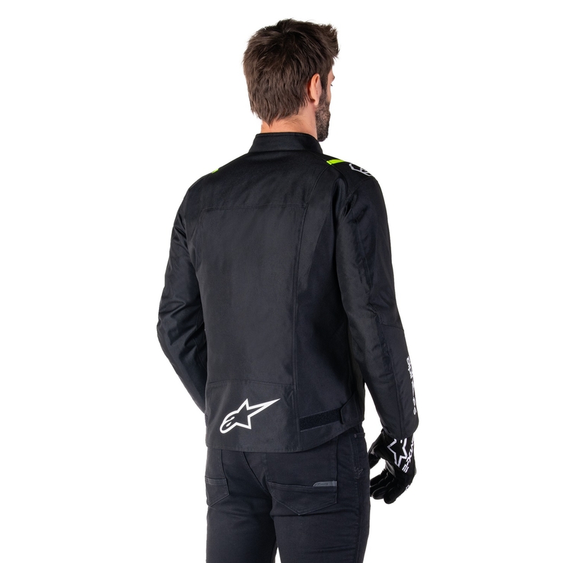 Alpinestars T-SPS 2 Vodootporna motociklistička jakna crno-bijela-fluo žuta