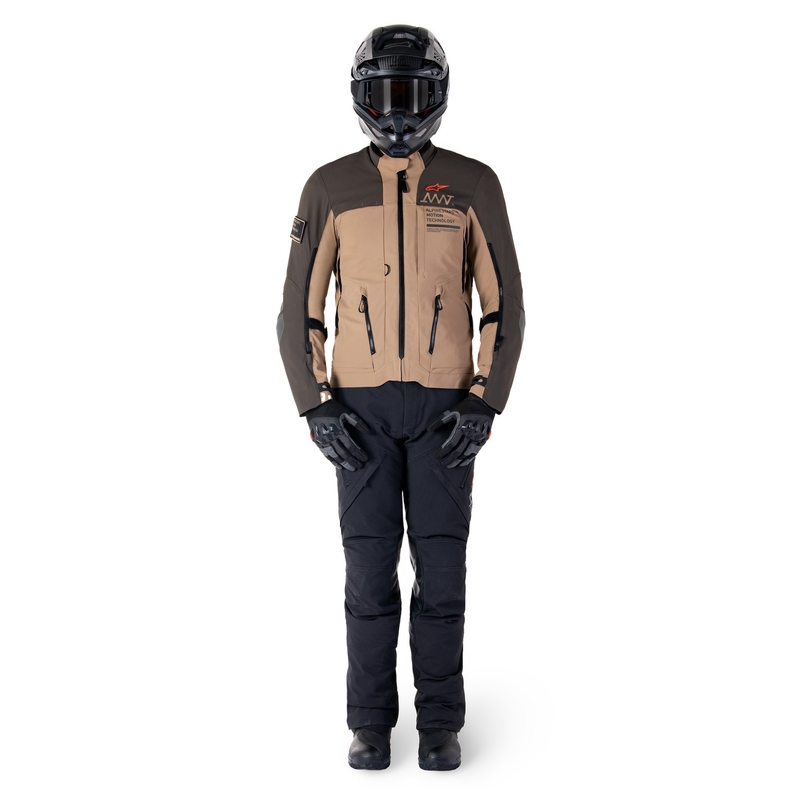 Alpinestars AMT-8 Stretch Drystar XF motociklistička jakna smeđa-kaki