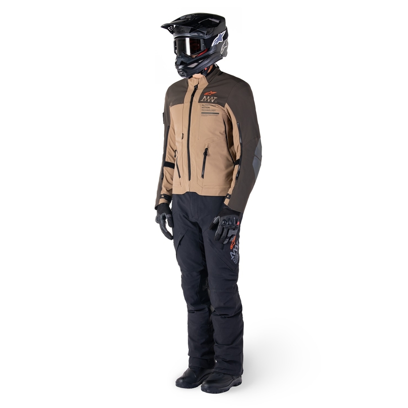 Alpinestars AMT-8 Stretch Drystar XF motociklistička jakna smeđa-kaki