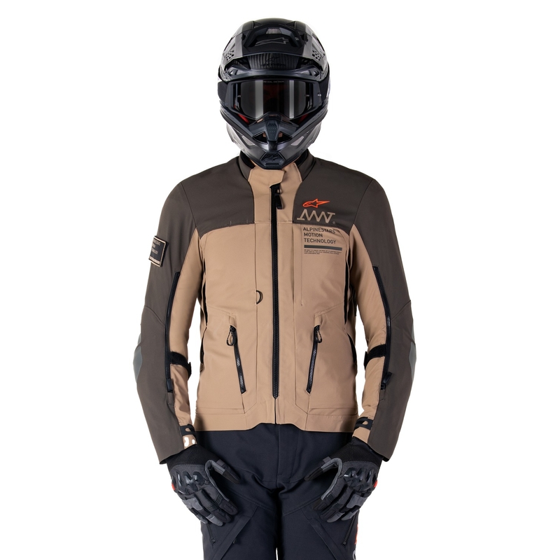 Alpinestars AMT-8 Stretch Drystar XF motociklistička jakna smeđa-kaki