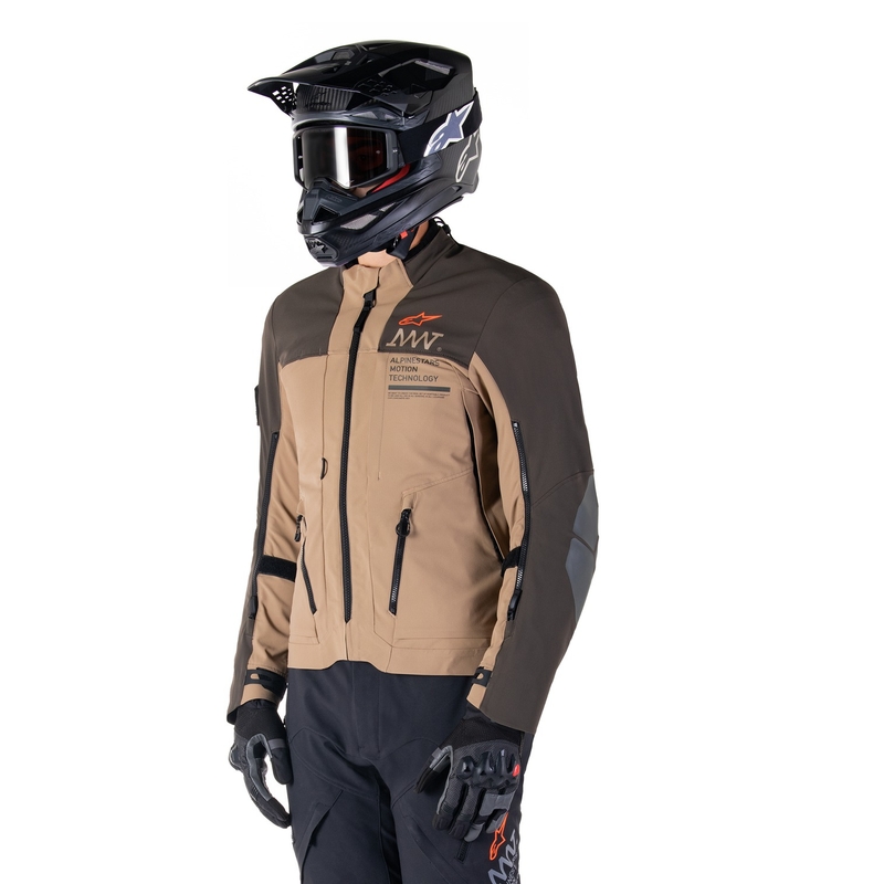 Alpinestars AMT-8 Stretch Drystar XF motociklistička jakna smeđa-kaki