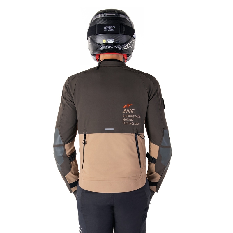 Alpinestars AMT-8 Stretch Drystar XF motociklistička jakna smeđa-kaki