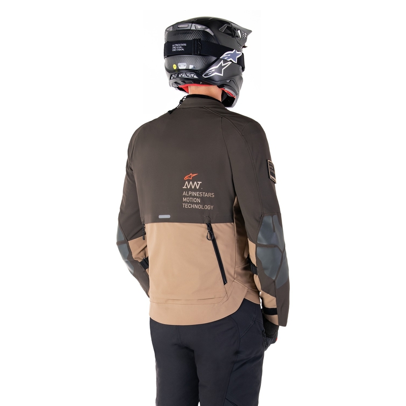 Alpinestars AMT-8 Stretch Drystar XF motociklistička jakna smeđa-kaki
