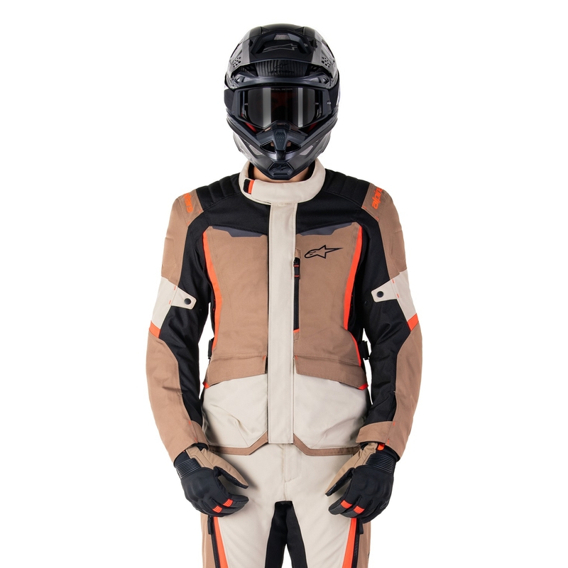 Alpinestars ST-1 Vodootporna motociklistička jakna kaki-pješčano-crna-fluo crvena