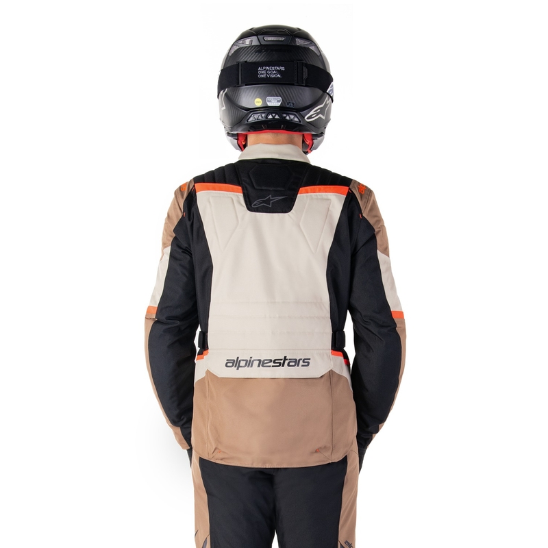 Alpinestars ST-1 Vodootporna motociklistička jakna kaki-pješčano-crna-fluo crvena