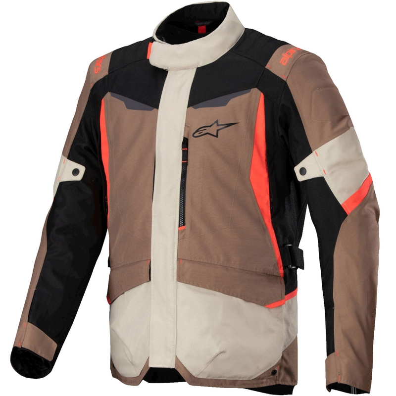 Alpinestars ST-1 Vodootporna motociklistička jakna kaki-pješčano-crna-fluo crvena