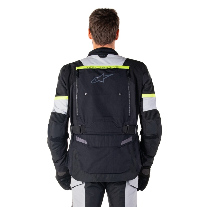 Alpinestars Bogota PRO Drystar motociklistička jakna crno-siva-fluo žuta