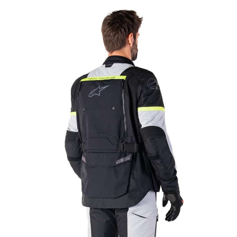 Alpinestars Bogota PRO Drystar motociklistička jakna crno-siva-fluo žuta