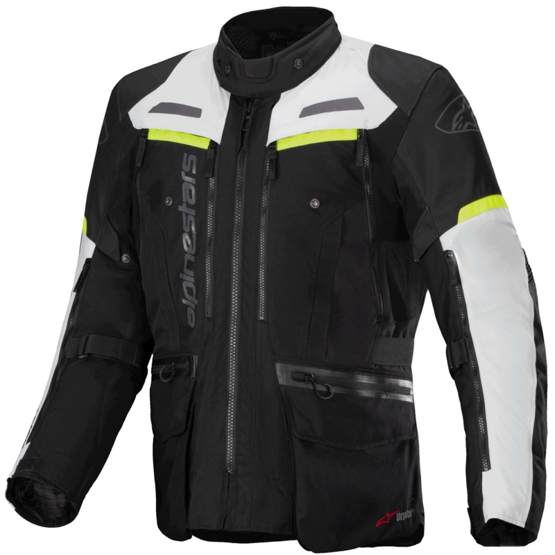 Alpinestars Bogota PRO Drystar motociklistička jakna crno-siva-fluo žuta