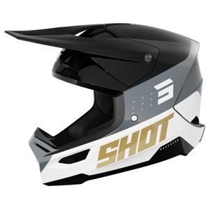 Shot Furious League motocross kaciga zlatno-crna