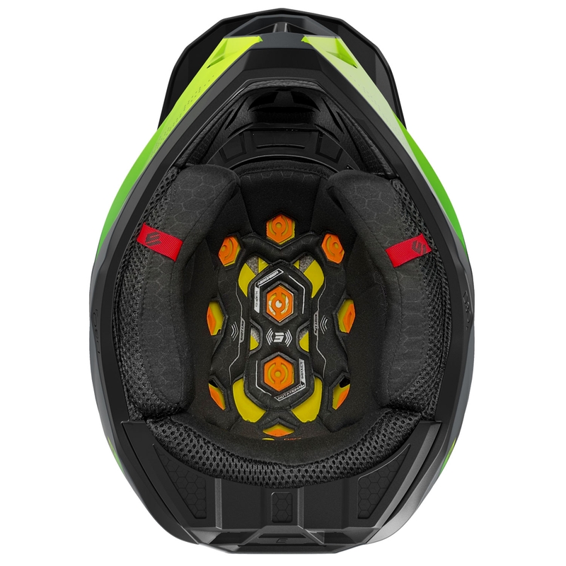 Motocross kaciga Shot Lite Ultra mat fluo žuta