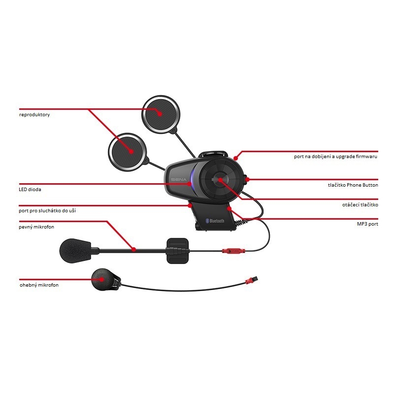 Bluetooth portafon SENA 10S