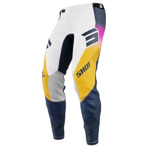 Motocross hlače Shot Aerolite Ultra plavo-narančasto-roze