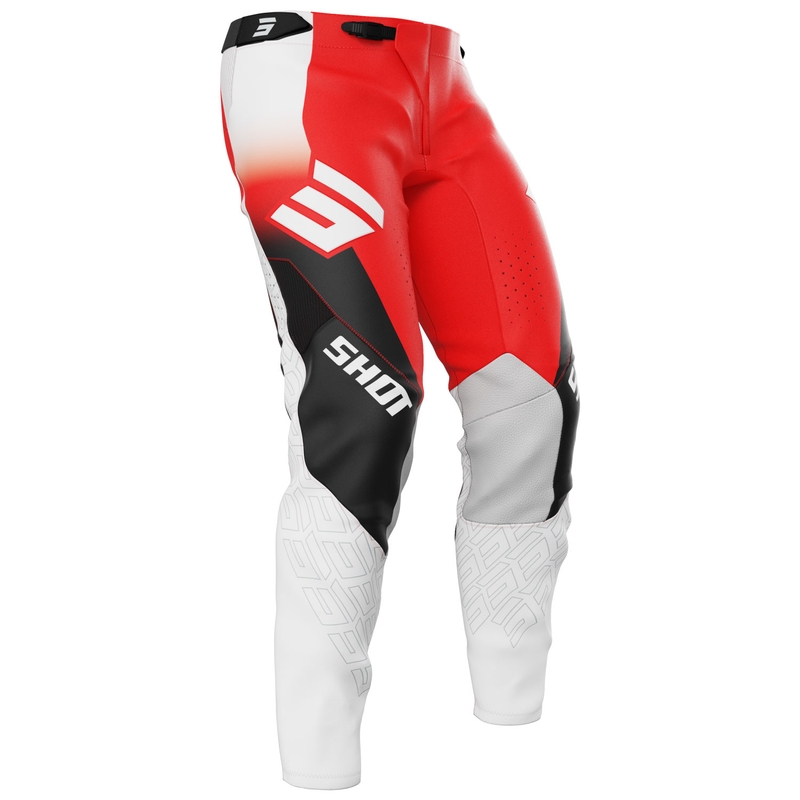 Motocross hlače Shot Aerolite Ultra Red