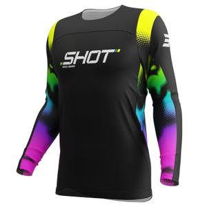 Motocross majica Shot Contact Nitro crna