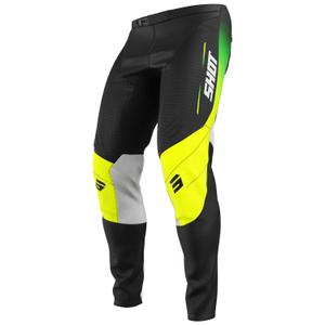 Motocross hlače Shot Contact Apex fluo žute
