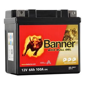 Gel akumulator za motocikle Banner Bike Bull GEL 506 21/BGTZ7-S - GTZ7-S 12V, 6Ah, 100A