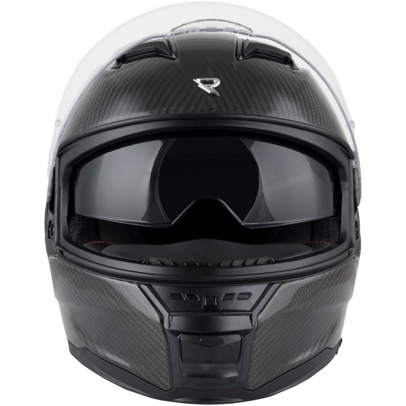 Street Racer Titan Carbon kaciga za motocikle s punim licem, crna