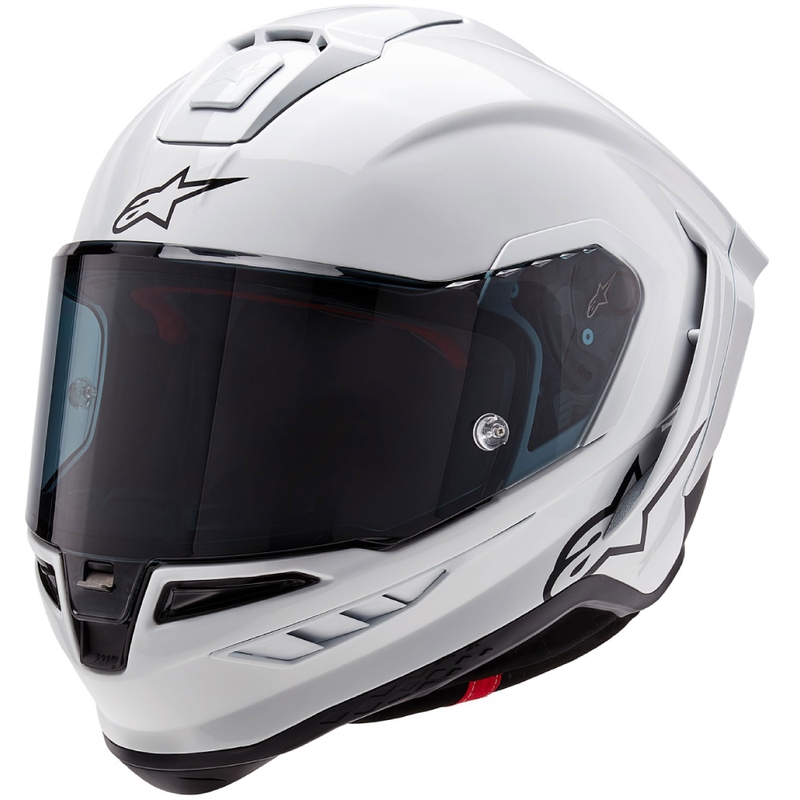Integralna motociklistička kaciga Alpinestars Supertech R-10 Solid carbon white mat