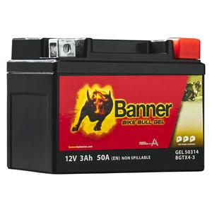 Gel akumulator za motocikle Banner Bike Bull GEL 503 14/BGTX4-3 - GTX4-3 12V, 3Ah, 50A