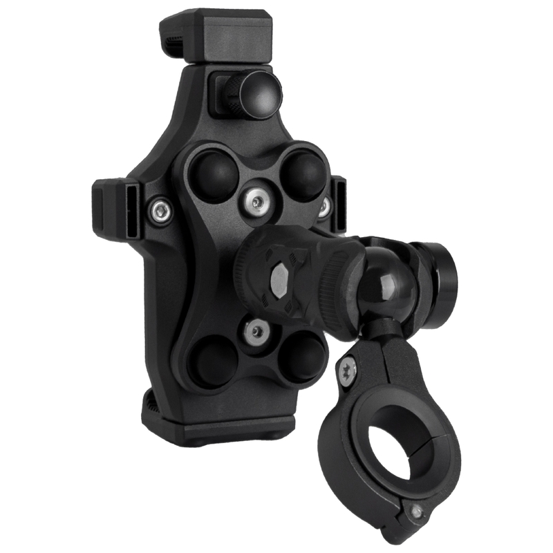 Antivibracijski nosač za motocikl s bravom MotoZem Grip PRO crni
