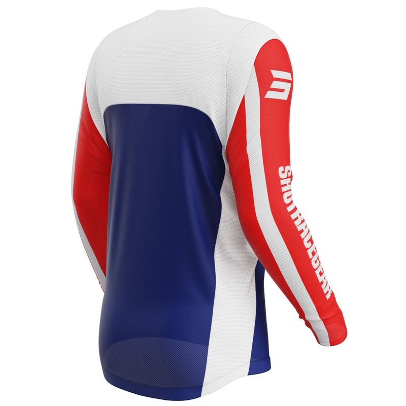 Motocross dres Shot Contact Mythic plavo-crveni