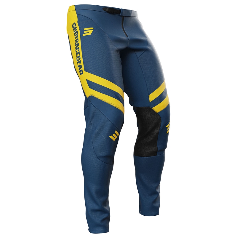 Motocross hlače Shot Contact Mythic plavo-žute boje