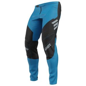Motokros hlače Shot Contact Shield plave