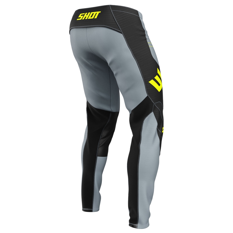 Motocross hlače Shot Contact Shield fluo žute
