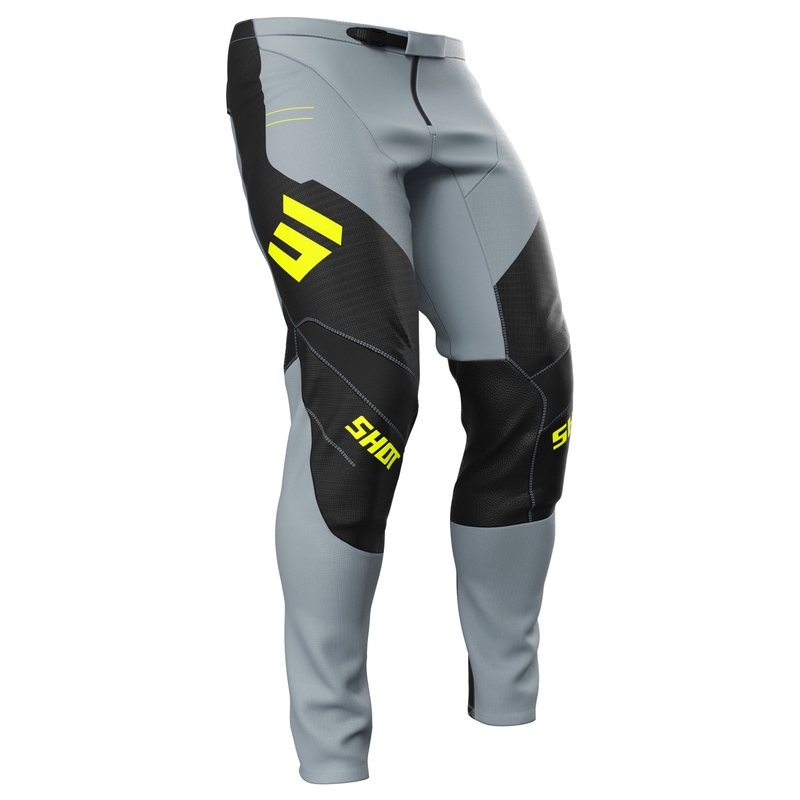 Motocross hlače Shot Contact Shield fluo žute