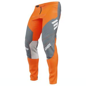 Motocross hlače Shot Contact Shield narančaste