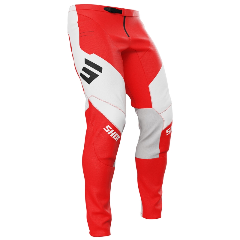 Motocross hlače Shot Contact Shield crvene