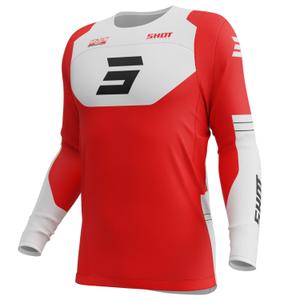 Motocross dres Shot Contact Shield crveni