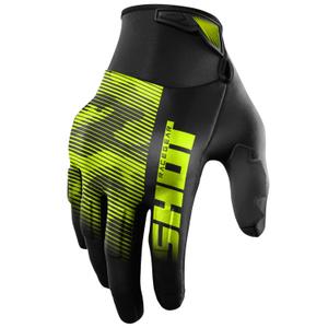 Motocross rukavice Shot Drift Tactic fluo žute