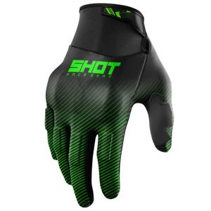 Motocross rukavice Shot Drift Rim zelene